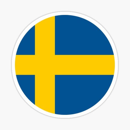 Discover Sweden | Swedish Flag Round