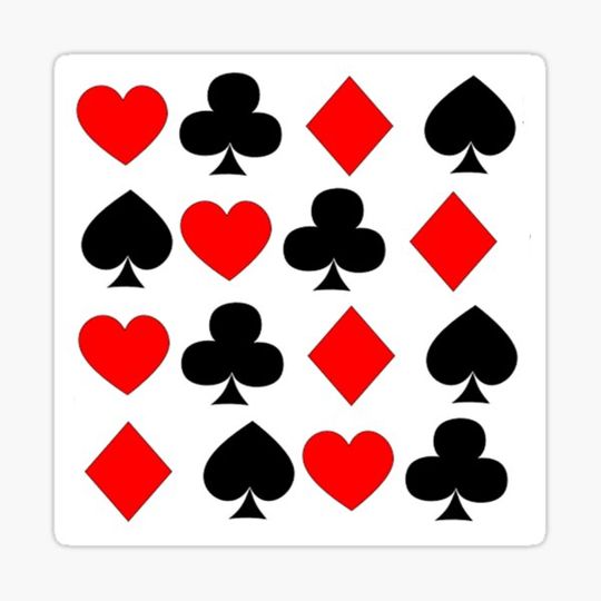 Discover DECORATIVE CASINO NIGHTS CARD SUITS ART