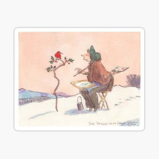 Discover Quentin Blake Inspired Whimsical Art Print