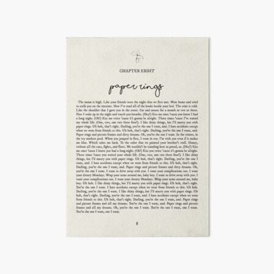Discover Paper Rings Lyrics