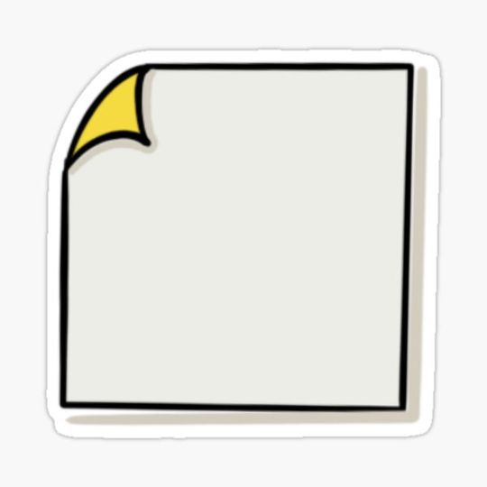 Discover Sticker notes for note books and more. Yellow corner note