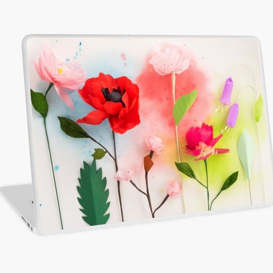 Discover Paper flowers and watercolors