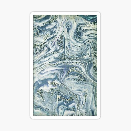 Discover Antique Marbleized Paper / Marble Paper / Stone