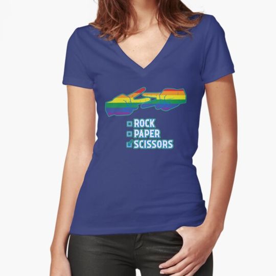 Discover Rock Paper Scissors Lesbian Pride Rainbow Lgbt