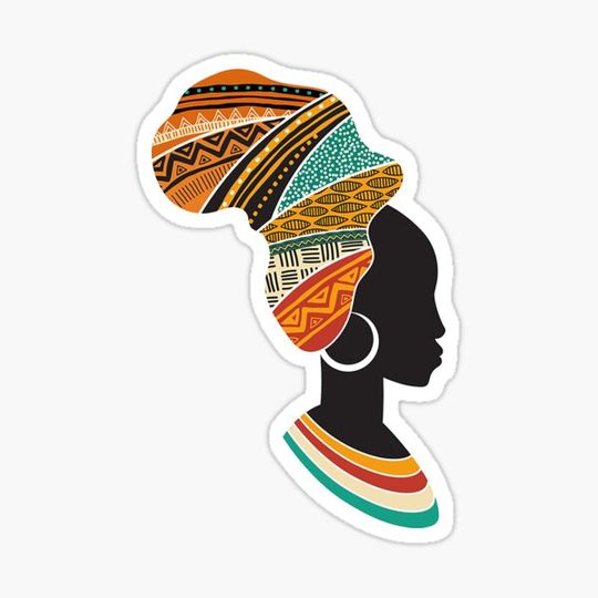 Discover African Girl Silhouette With Headdress