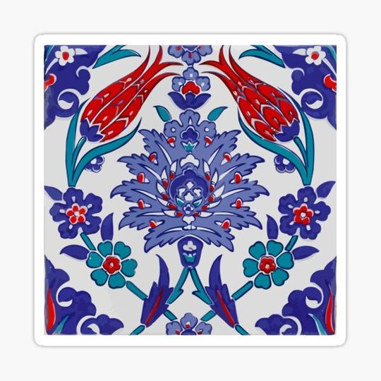 Discover Oriental Tile Floral Pattern