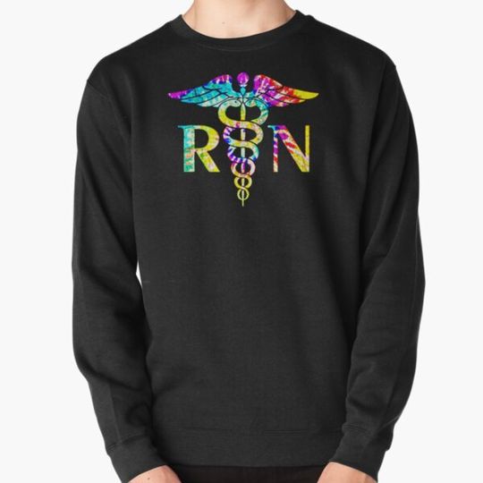 Discover Lovely RN Registered Nurse Tie Dye