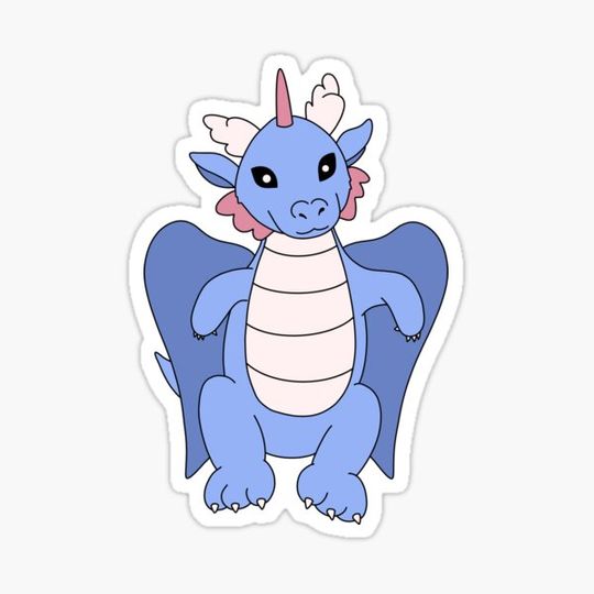 Discover Lovely writer - Mung gui baby dragon (Blue)
