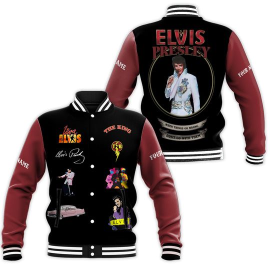 Discover Elvis Presley Baseball Jacket, Elvis Presley Tour 2024 Jacket
