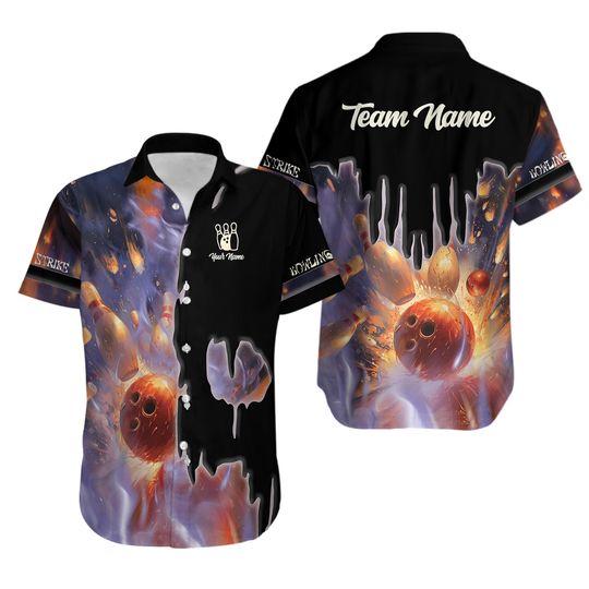 Discover Stylish Bowling Strike Hawaiian Shirt - Perfect Team Apparel