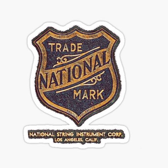 Discover Vintage 1928 National Guitar Shield