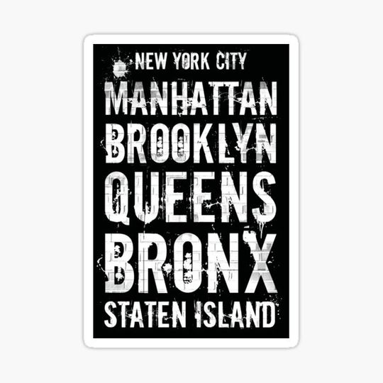 Discover The Five Boroughs - New York City.