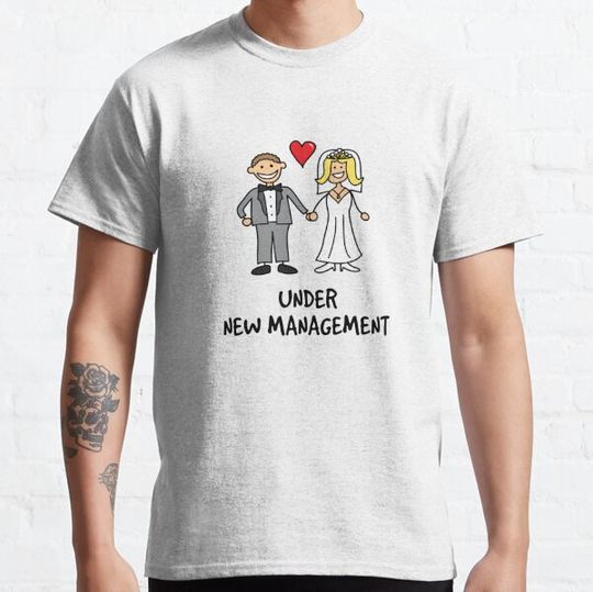 Discover Under New Management - Wedding Cartoon