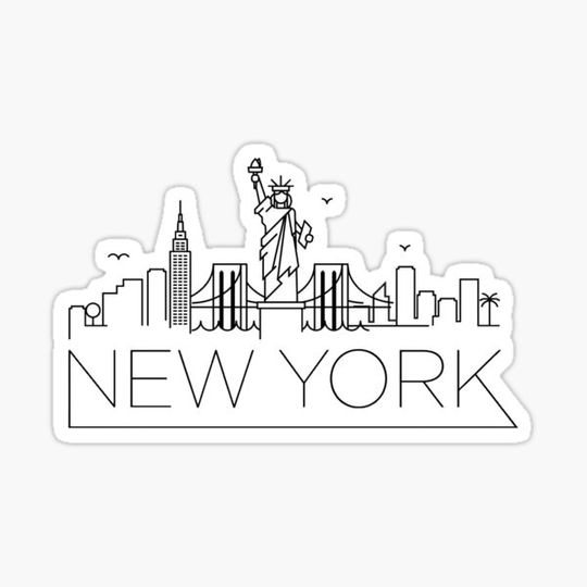Discover New York Sticker