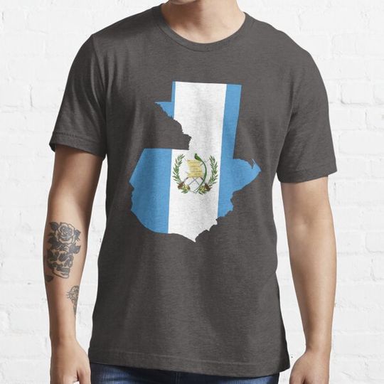 Discover Guatemala Flag Map