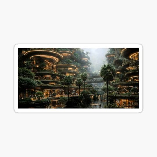 Discover Futuristic City - Concept Art