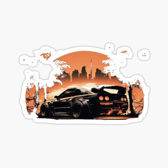 Discover Skyline GTR Sunset
