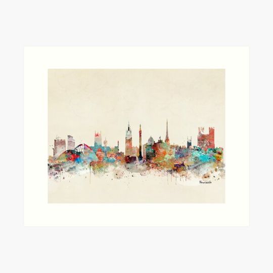 Discover newcastle city skyline