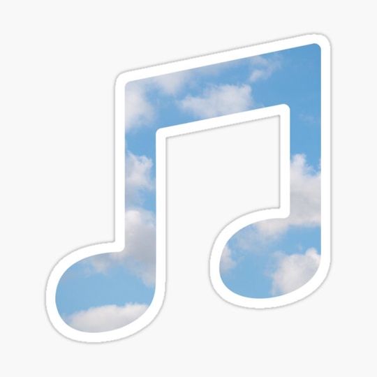 Discover Cloudy Beamed Eighth Note