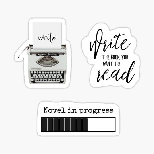 Discover Writer - Typewriter (Sticker Pack)