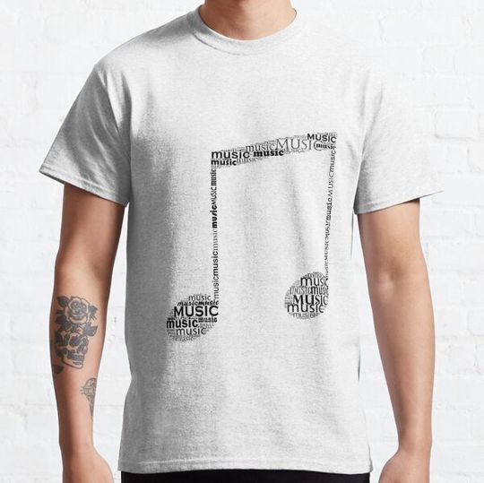 Discover Typographic music note