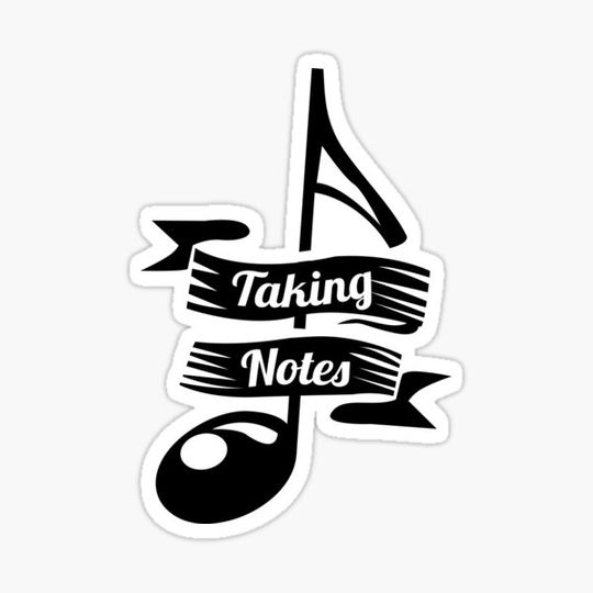Discover Quaver Taking Notes - Funny Music Wordplay Gift