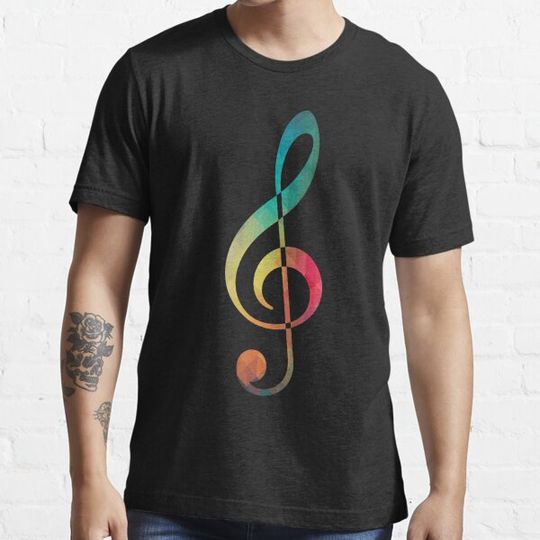 Discover Rainbow pattern note Sol silhouette