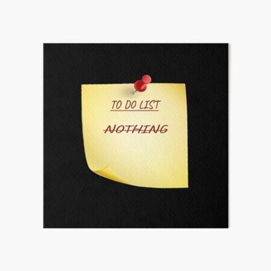 Discover TO DO LIST - NOTHING
