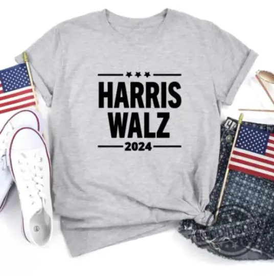 Discover Harris Walz Unisex T-Shirt