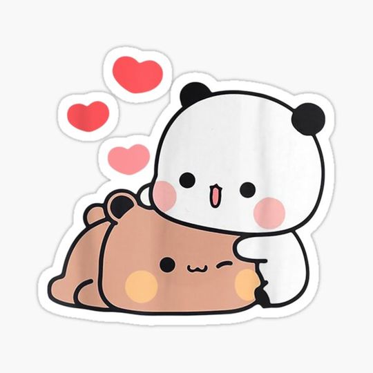 Discover Panda Bear Hug Bubu Dudu Valentines Day's T-Shirt