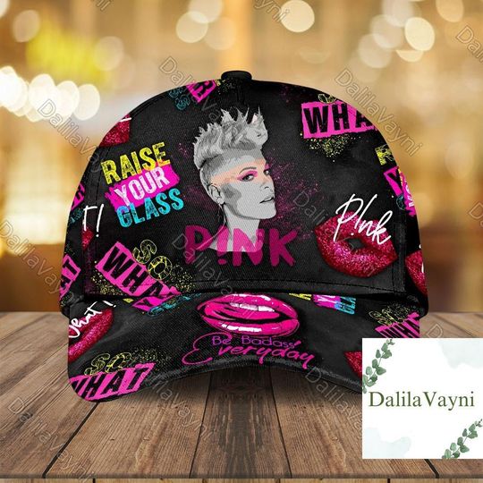 Discover Halloween Pink Singer Tour Summer Carnival Classic Cap, Hats For Men, Music Tour 2024 Hat, Snapback Hat
