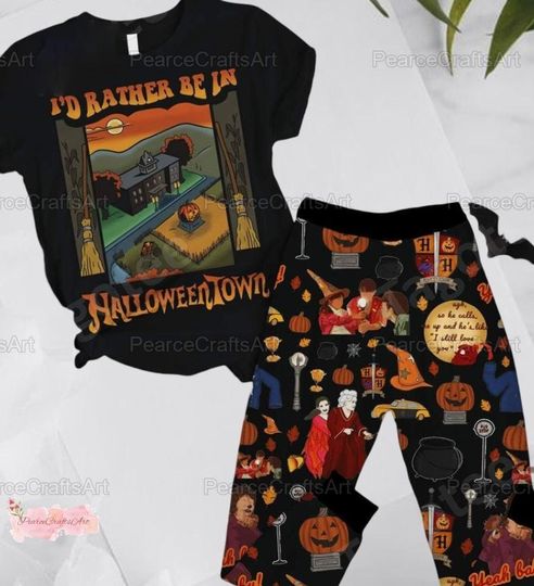 Discover Halloweentown Pajamas Set
