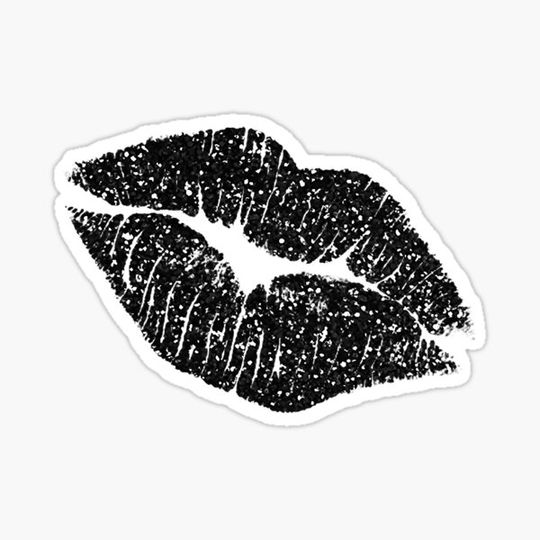 Discover Glitter Lips : Black!