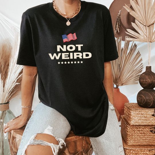 Discover NOT Weird Election Shirt | Kamala Harris 2024 President Shirt