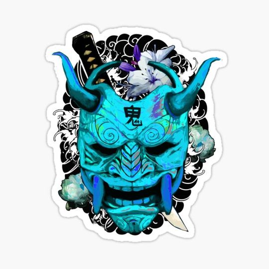 Discover Irezumi Oni Katana Blue