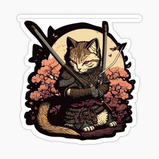 Discover catana the samurai cat