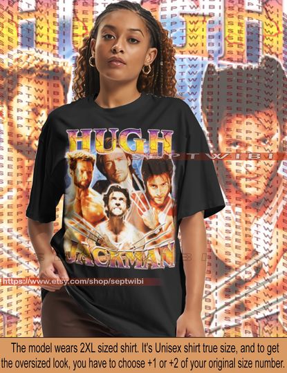 Discover Hugh Jackman Vintage Fan T-Shirt