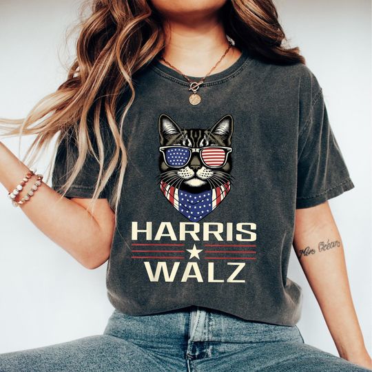Discover Kamala Harris Walz 2024 Shirt, Harris Waltz Democratic VP President Shirt