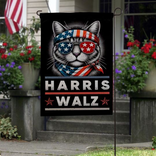 Discover 2024 Election Kamala Harris Tim Waltz flag, Save America Flag
