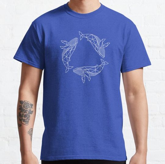 Discover Recycling Whales - white