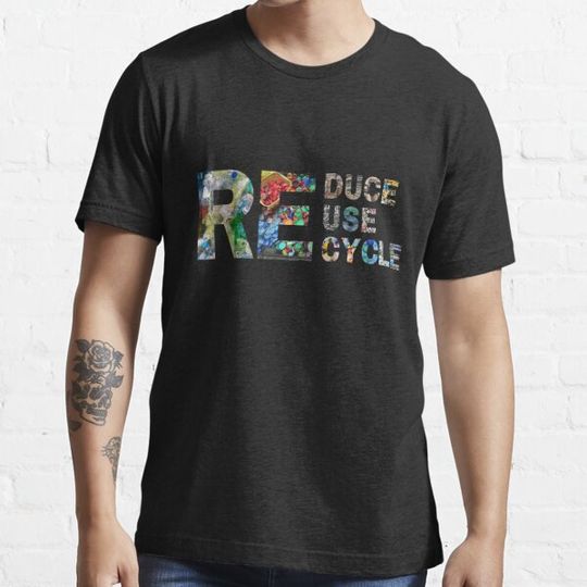 Discover Reduce Reuse Recycle Environmental Activism Essential T-Shirt