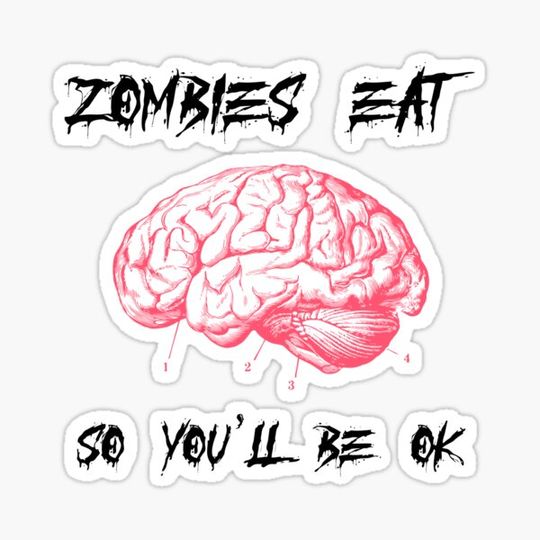 Discover Zombies Eat Brains - dumb joke