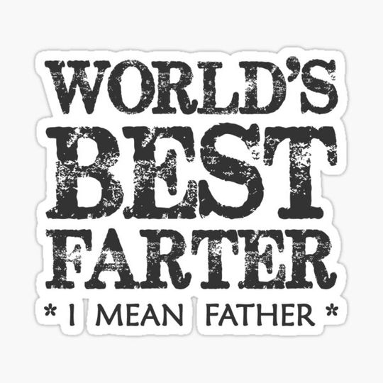 Discover Dad Gifts from Daughter & Son - Worlds Best Farter I Mean Father Funny Gift Ideas for Fathers Day or Birthday or Anniversary for Daddy & Papa