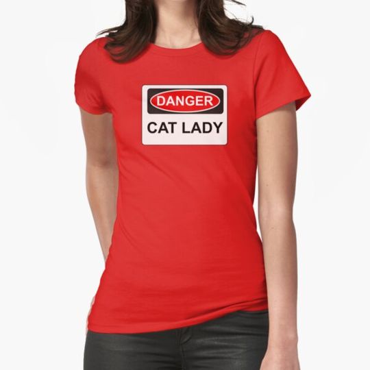 Discover Danger Cat Lady - Warning Sign