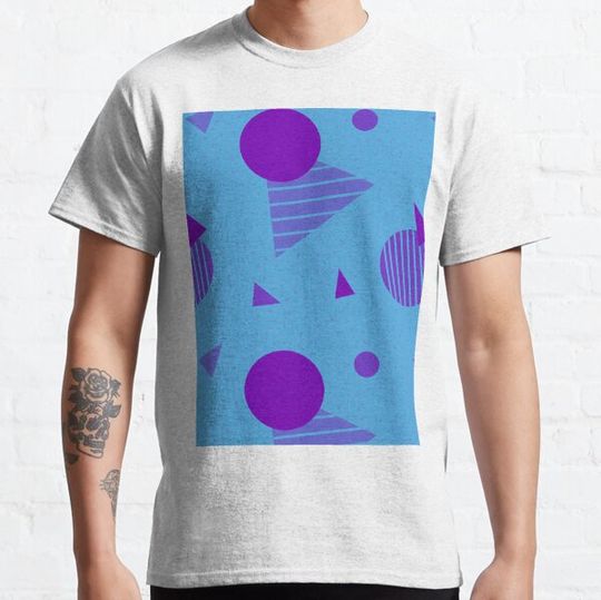 Discover Trendy Vibrant Fractal Memphis Pattern