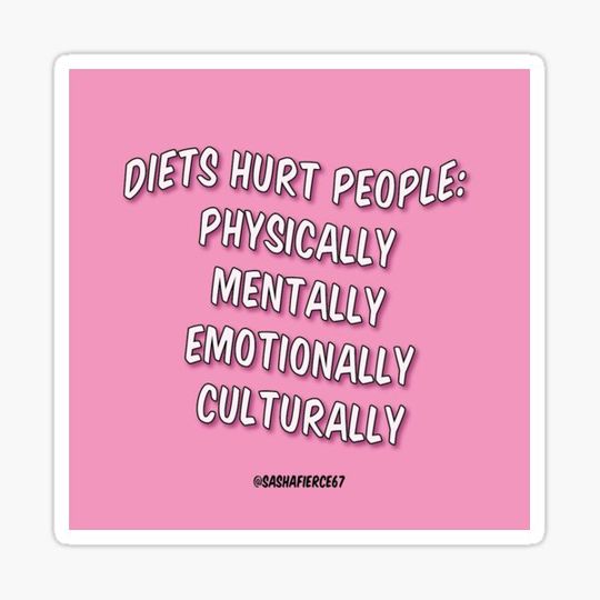 Discover Diets hurt people
