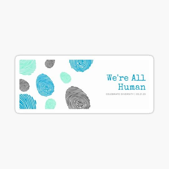 Discover We're all humans celebrate diversity