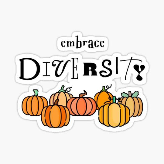 Discover Embrace Diversity Pumpkins Halloween Fall Autumn Gift Pride