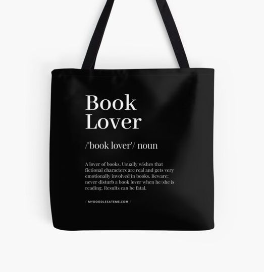 Discover Book Lover Definition - Noun - Readers Dictionary (Black)