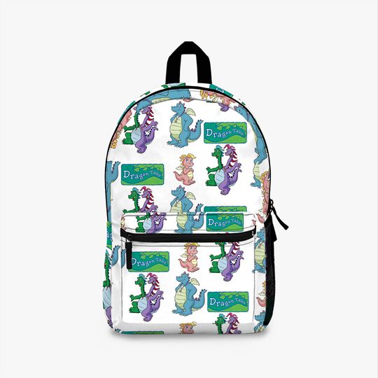 Discover Dragon Tales Logo, Zak, Wheezie, Ord, Cassie, Combo Pack Backpack